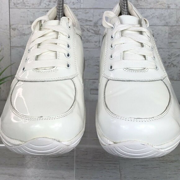 Alegria Cindi Lace Up White Patent Leather Comfort Nursing Shoes Size 39 CIN-600 - Picture 4 of 10